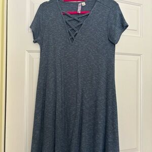 Blue T-Shirt Dress